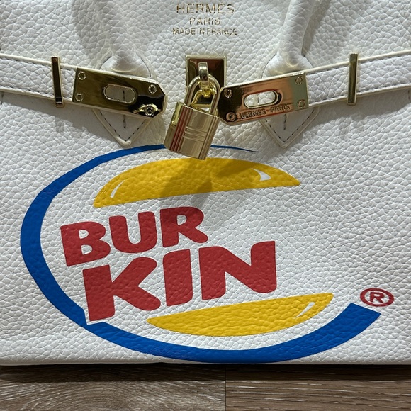 NWT! Authentic Seth Fountain 2023 Novelty “Burkin” Bag - Picture 3 of 15